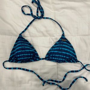 RARE Roxy bikini top size small